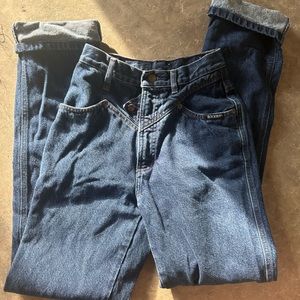 Rockies Rocky Mountain Vintage Denim High Waisted Straight Leg